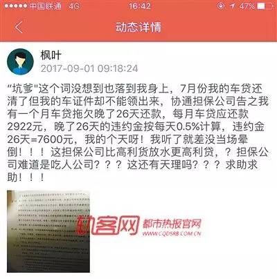 车贷逾期违约金多少钱,车贷3500逾期一天50违约金