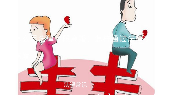 (怎么用法律手段离婚)怎样通过法律手段离婚