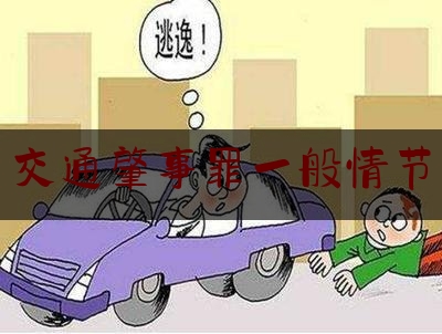 实事百科报道:交通肇事罪一般情节,交通肇事人民调解案例