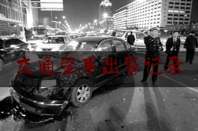 交通肇事出警记录（网约车碰瓷团伙最新消息）