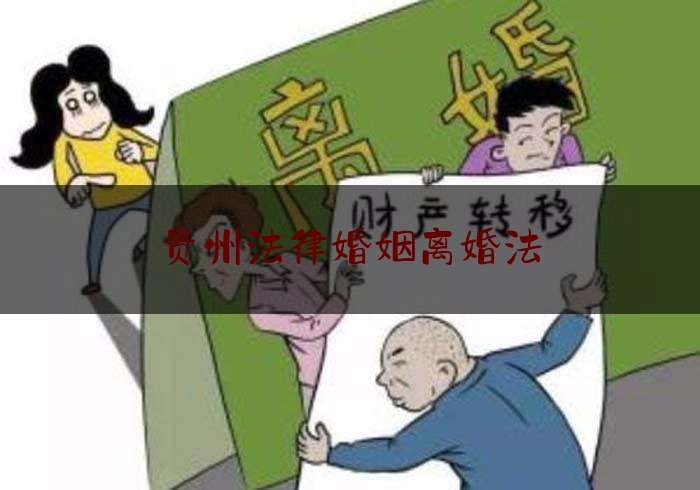 贵州法律婚姻离婚法