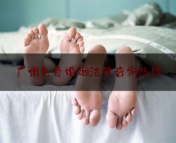 广州免费婚姻法律咨询热线