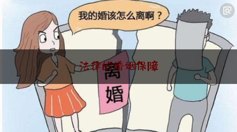 法律的婚姻保障（婚姻法保障了公民的哪些权利）