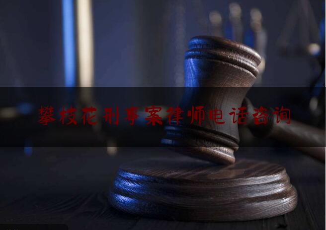 攀枝花刑事案律师电话咨询（攀枝花刑事辩护律师）