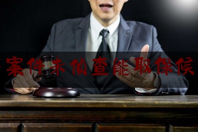 刑事案件未侦查能取保候审吗（刑事未立案刑警队能调查取证吗）