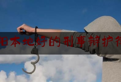 阜阳本地好的刑事辩护律师（阜阳最有名的律师）