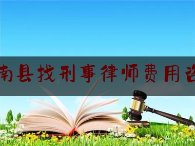 苍南县找刑事律师费用咨询