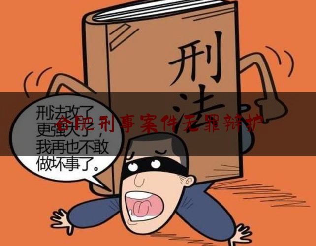 合肥刑事案件无罪辩护（合肥刑事案件无罪辩护律师费用）