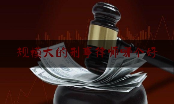 规模大的刑事律师哪个好（比较好的刑事律师哪个好）