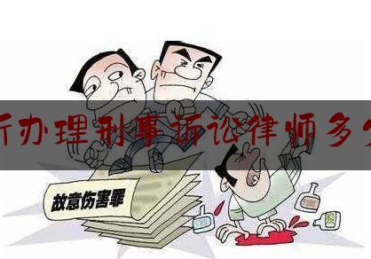 新沂办理刑事诉讼律师多少钱（刑事诉讼请律师要多少钱）