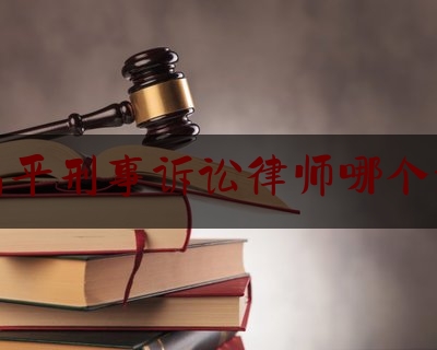 昌平刑事诉讼律师哪个好