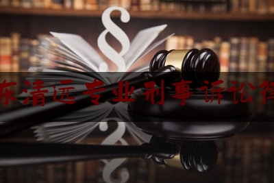 广东清远专业刑事诉讼律师（清远刑事律师微***咨询）