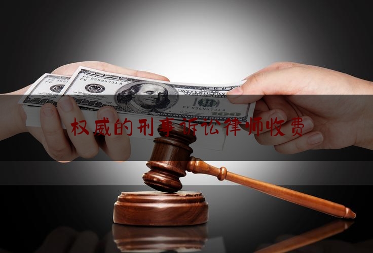 权威的刑事诉讼律师收费