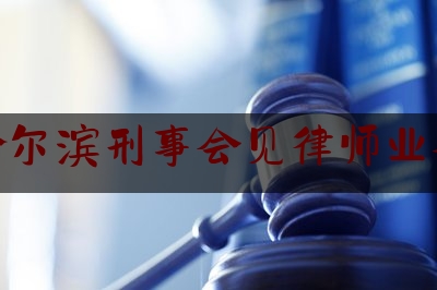 哈尔滨刑事会见律师业务（哈尔滨刑事律师收费标准）