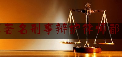 北京著名刑事辩护律师都有谁（北京著名刑事辩护律师事务所）