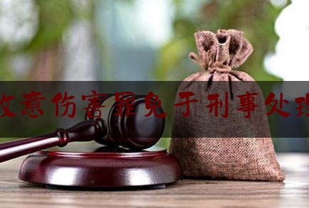 故意伤害罪免于刑事处理（故意伤害罪刑事案件）