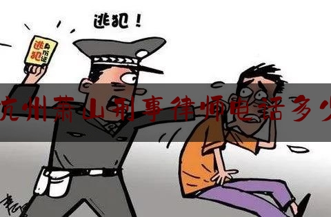 杭州萧山刑事律师电话多少（萧山区律师）