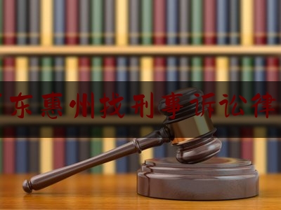 广东惠州找刑事诉讼律师