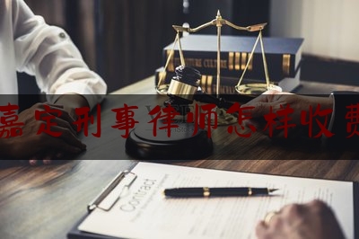 嘉定刑事律师怎样收费（嘉定刑事律师事务所）