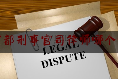 宁都刑事官司律师哪个好