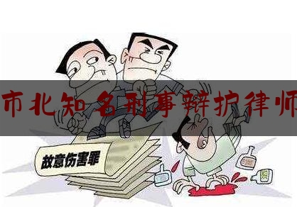 市北知名刑事辩护律师