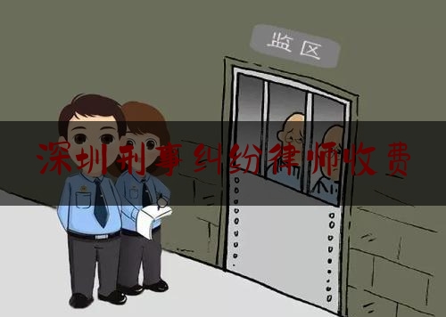 深圳刑事纠纷律师收费（深圳刑事律师诉讼）