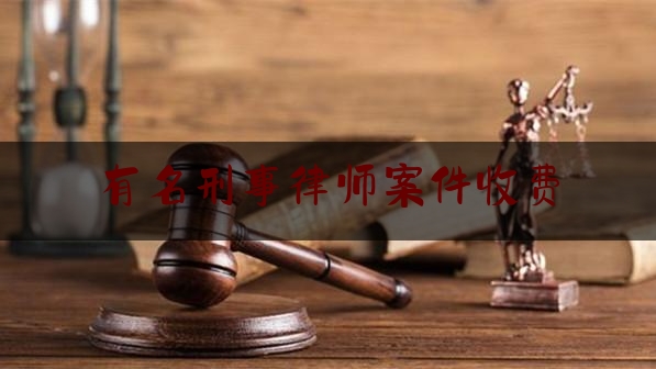 有名刑事律师案件收费（刑事律师 收费）