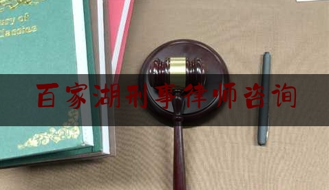 湖刑事律师咨询