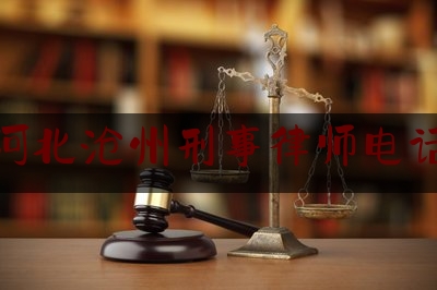 河北沧州刑事律师电话