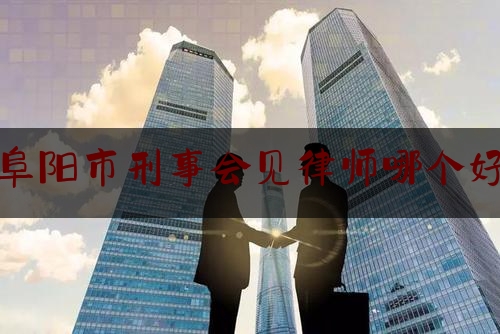 阜阳市刑事会见律师哪个好（阜阳的律师事务所）