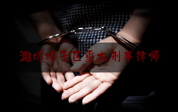 潍坊坊子区重大刑事律师（潍坊坊子区律师电话）