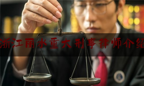 浙江丽水重大刑事律师介绍（浙江丽水案件）